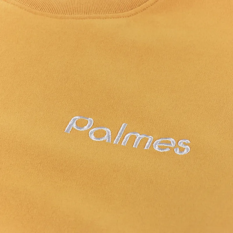 Palmes Tennis Society Line Crew Neck Sweatshirt Nugget-4
