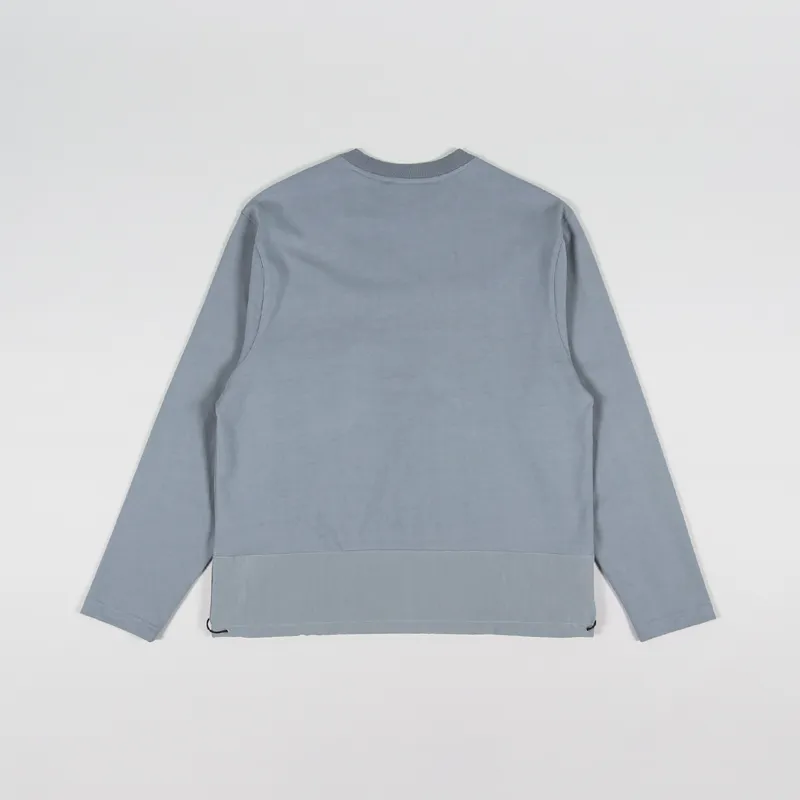 Uniform Bridge Line Pocket Crew Sweat Grey-1