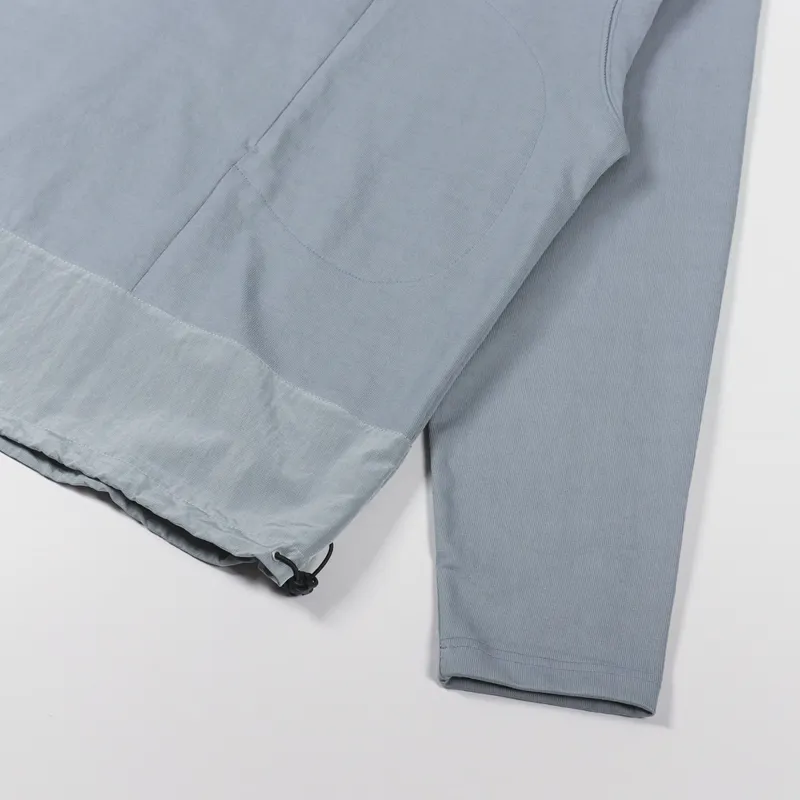 Uniform Bridge Line Pocket Crew Sweat Grey-4