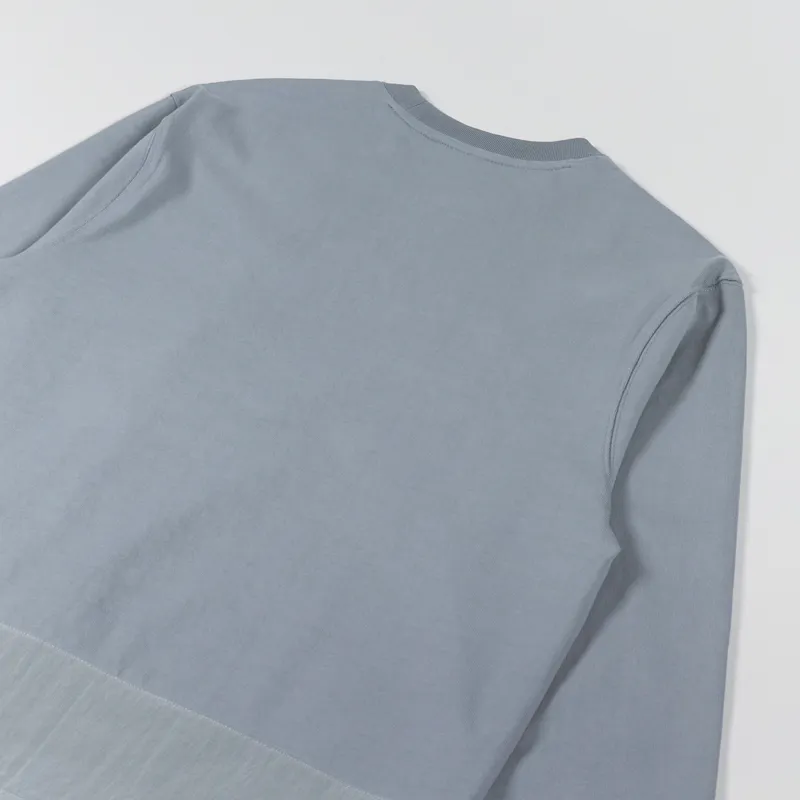 Uniform Bridge Line Pocket Crew Sweat Grey-2