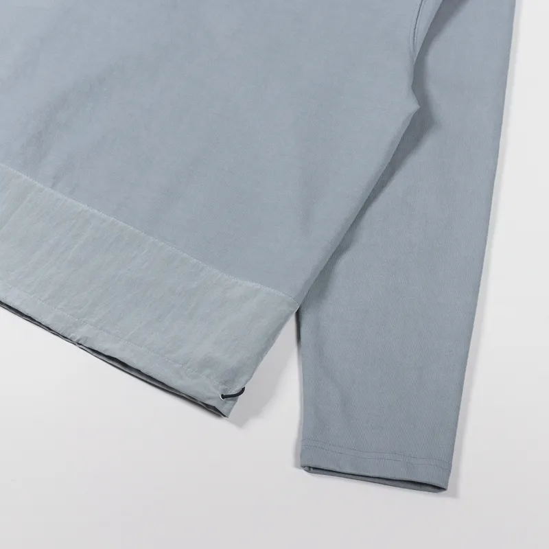 Uniform Bridge Line Pocket Crew Sweat Grey-5