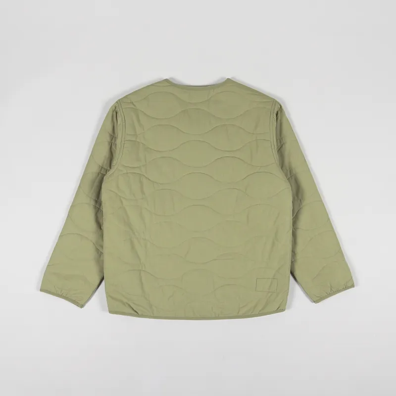 Universal Works Mens Insulated Liner Jacket Olive Quilt Cotton