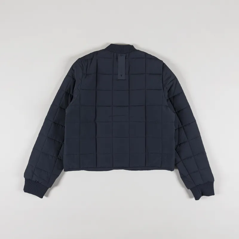 Rains Womens Liner Bomber Jacket Navy-5