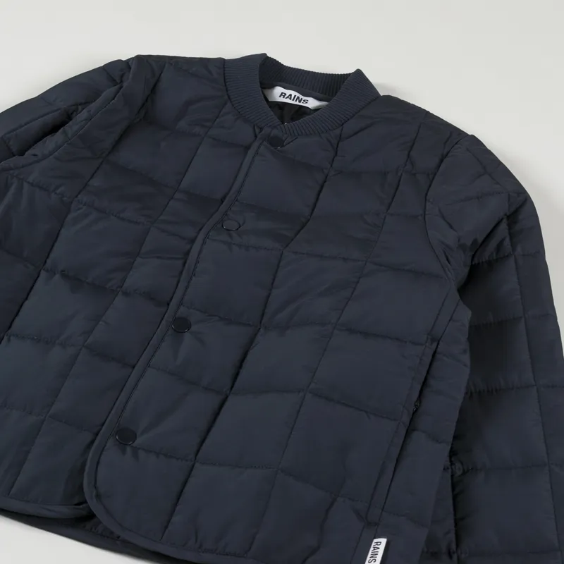 Rains Womens Liner Bomber Jacket Navy-6