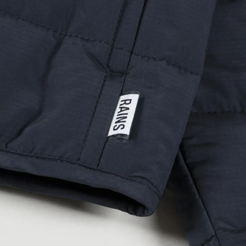 Rains Womens Liner Bomber Jacket Navy-9