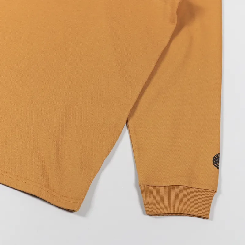 Carhartt WIP Linograph Long Sleeve T Shirt Ochre-7