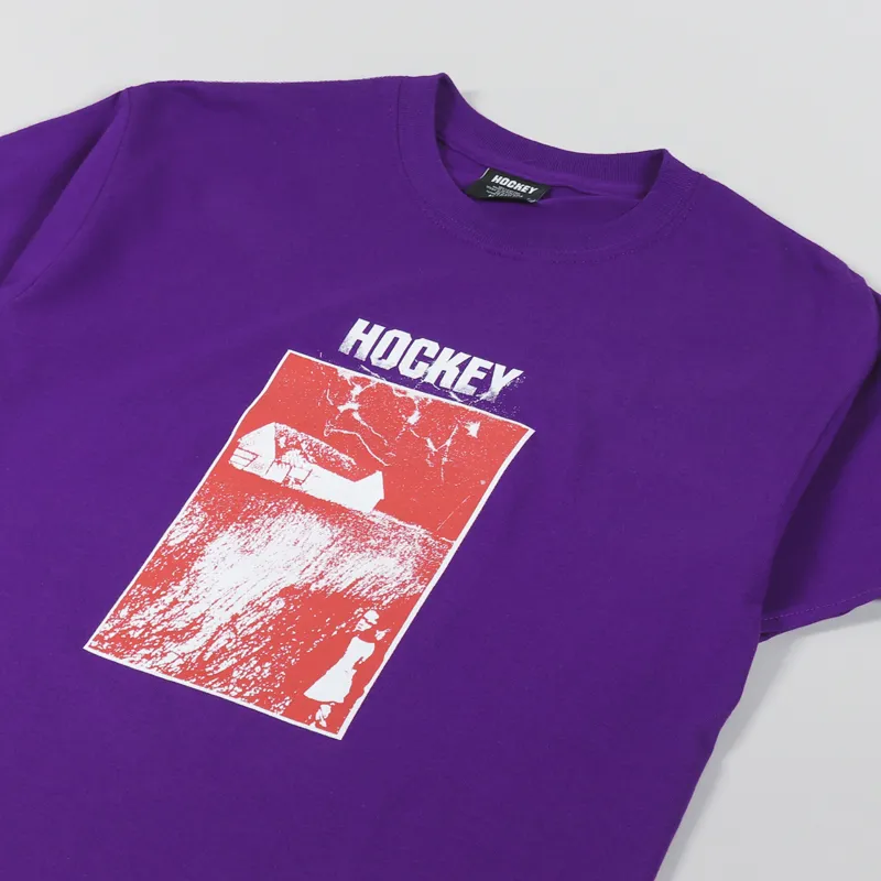 Hockey Little Rock T Shirt Purple-2