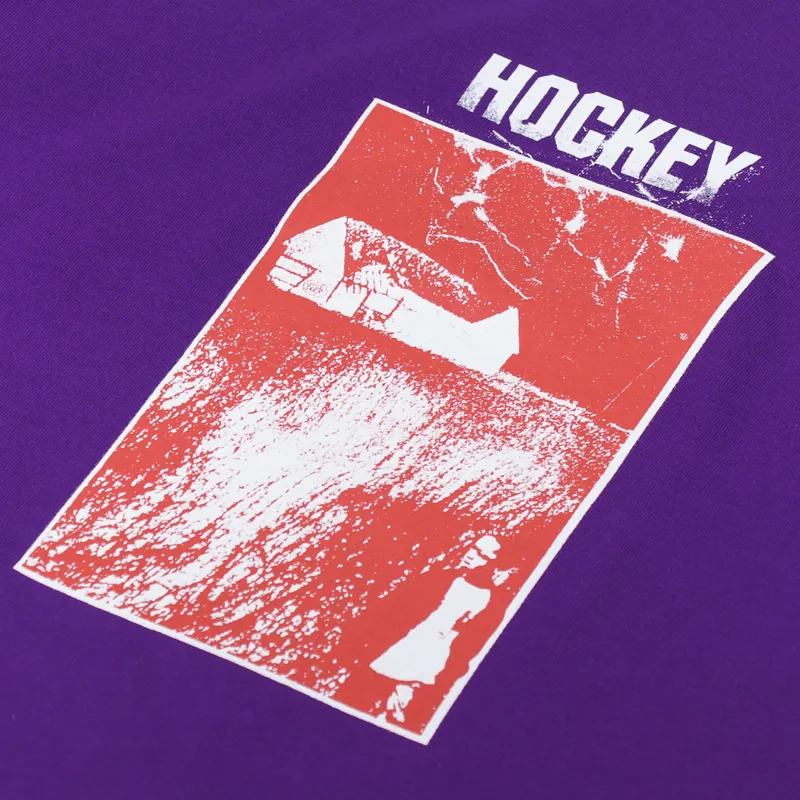 Hockey Little Rock T Shirt Purple-1