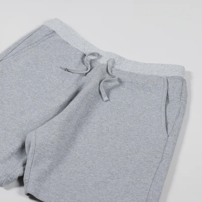 Universal Works Lumber Short Grey Marl Fleece-2