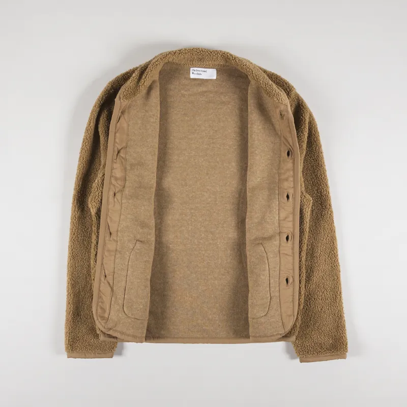 Universal Works Lancaster Jacket Sand Mountain Fleece-1