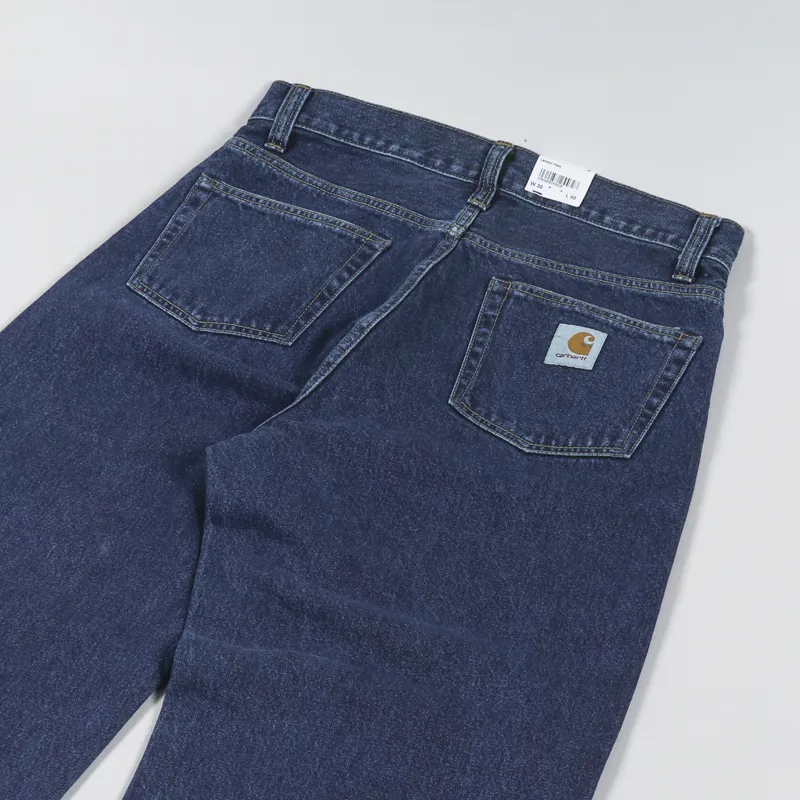 Carhartt WIP Landon Pant Blue Stone Washed Robertson Denim-7
