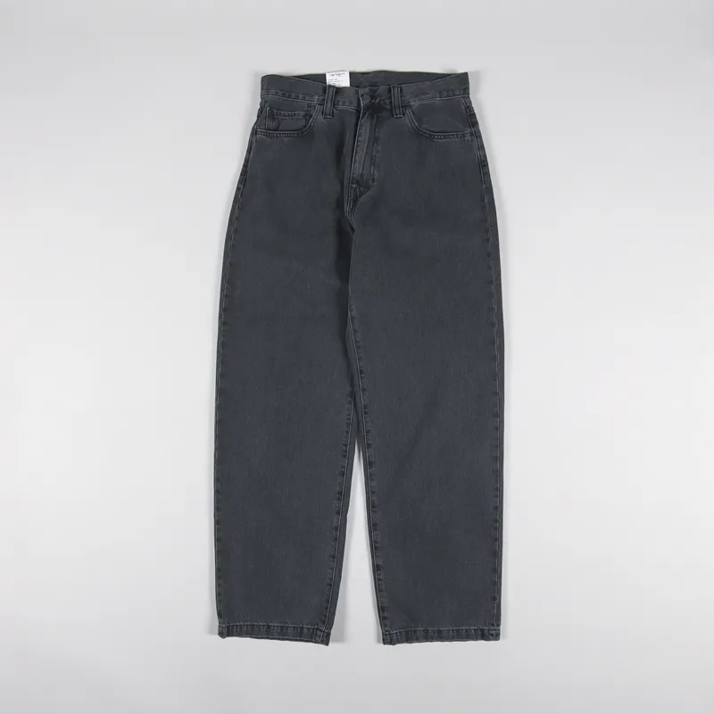 Carhartt WIP Landon Pant Black Heavy Stone Washed Robertson Denim-1