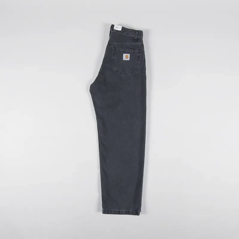 Carhartt WIP Landon Pant Black Heavy Stone Washed Robertson Denim-2