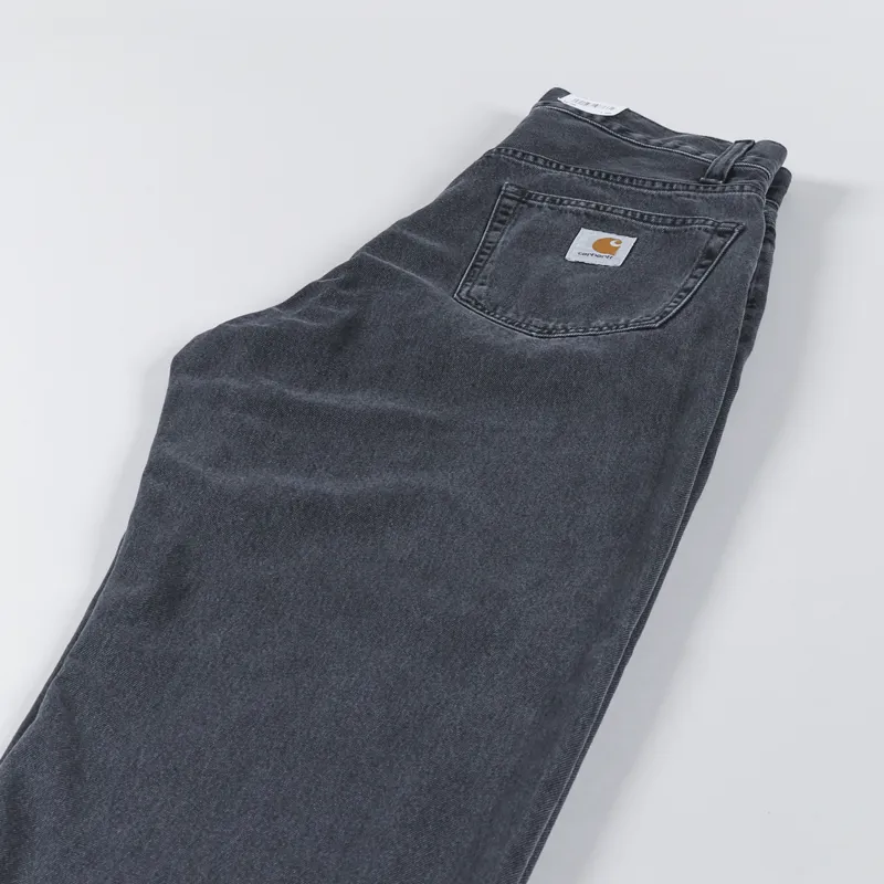 Carhartt WIP Landon Pant Black Heavy Stone Washed Robertson Denim-3