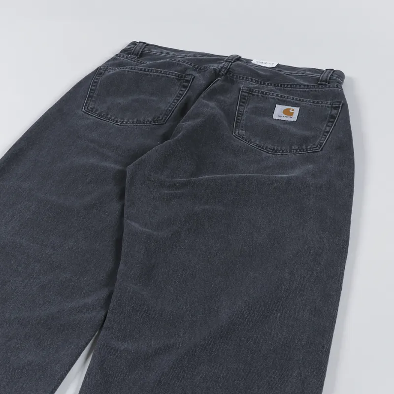 Carhartt WIP Landon Pant Black Heavy Stone Washed Robertson Denim-6