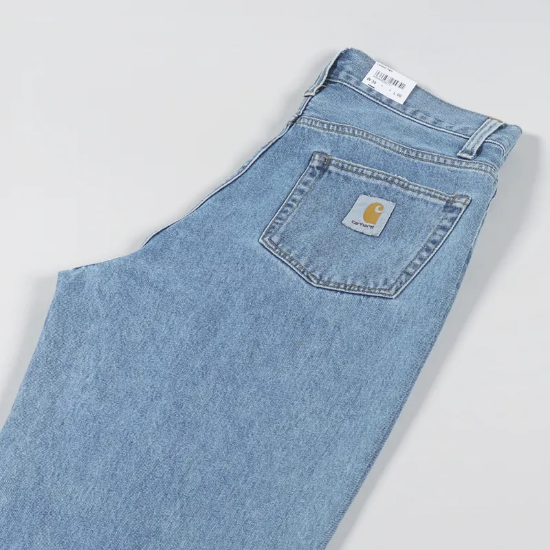 Carhartt WIP Landon Pant Blue Heavy Stone Washed Robertson Denim-5