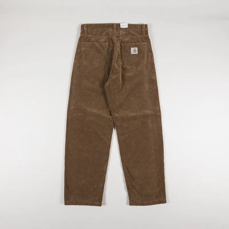 Carhartt WIP Mens Landon Cord Pant Tamarind Brown Corduroy