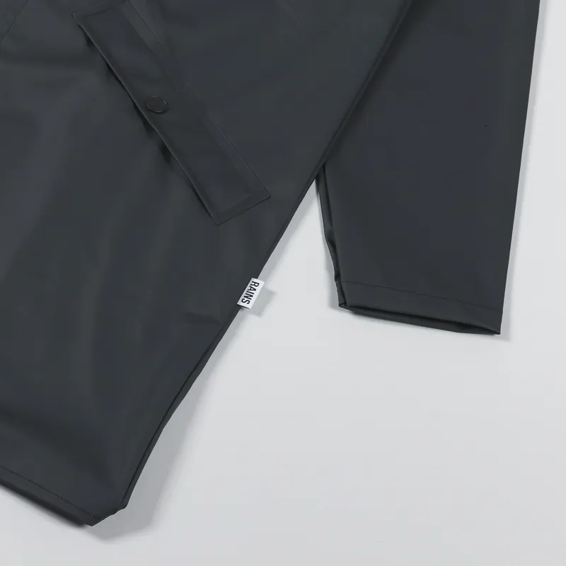 Rains Waterproof Long Jacket Black-6