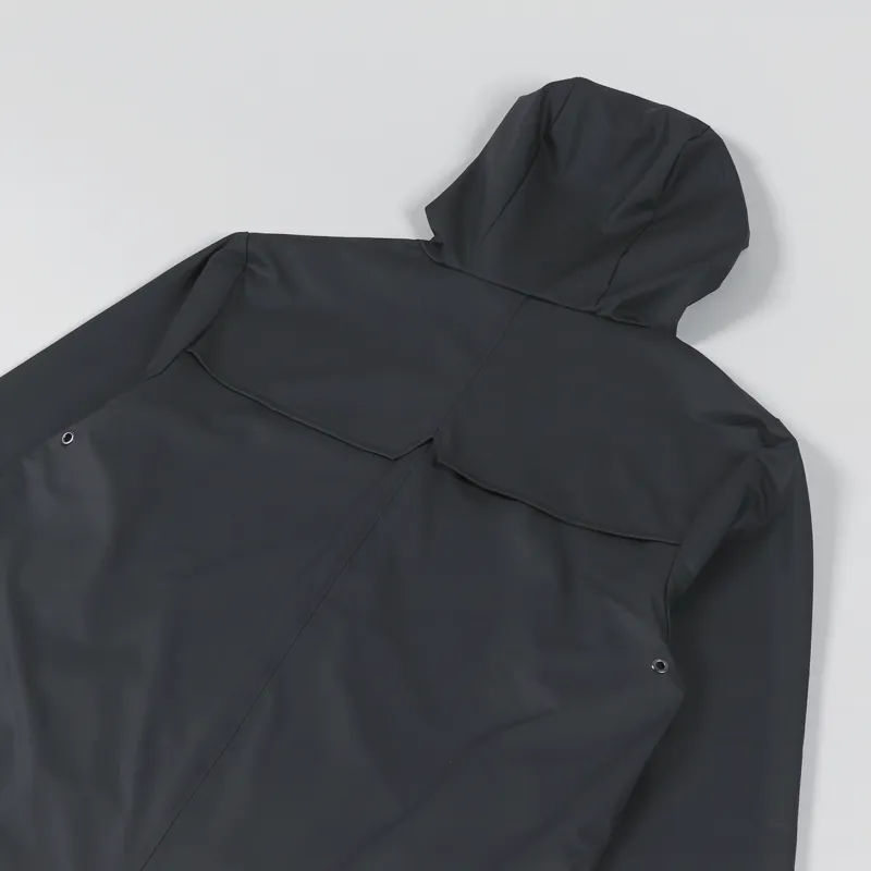 Rains Waterproof Long Jacket Black-5