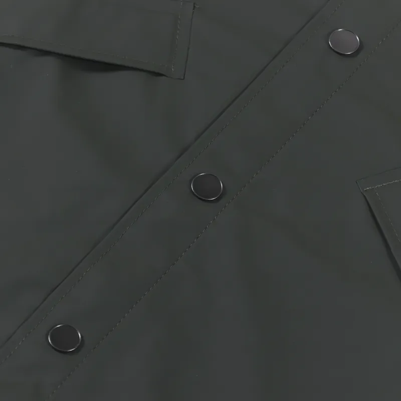 Rains Waterproof Long Jacket Green-7