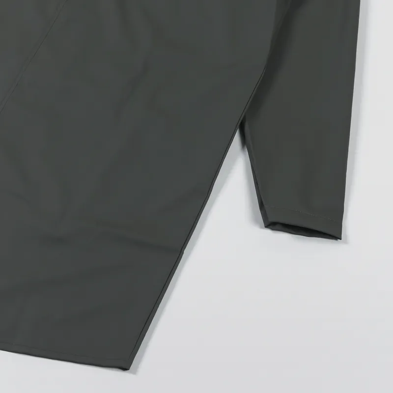 Rains Waterproof Long Jacket Green-9