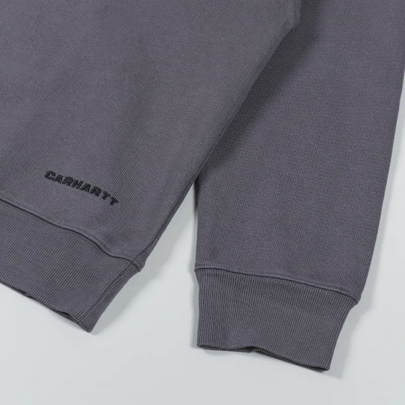 Carhartt WIP Link Script Sweat Rhino Black-4