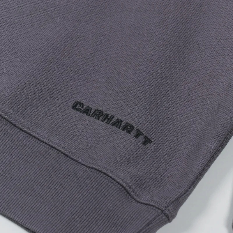 Carhartt WIP Link Script Sweat Rhino Black-5