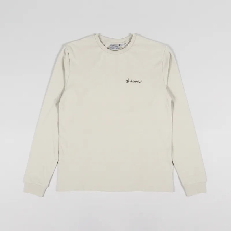 Gramicci Lantern Long Sleeve T Shirt Smoke Beige-1
