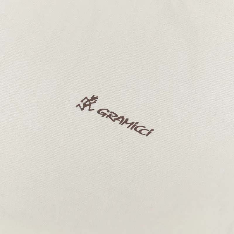 Gramicci Lantern Long Sleeve T Shirt Smoke Beige-5