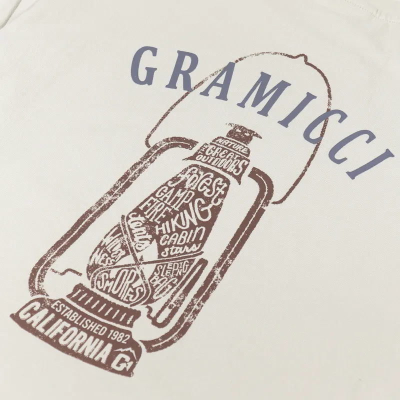 Gramicci Lantern Long Sleeve T Shirt Smoke Beige-4
