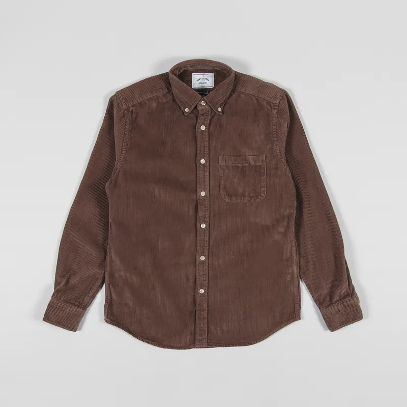 Portuguese Flannel Lobo Shirt Brown