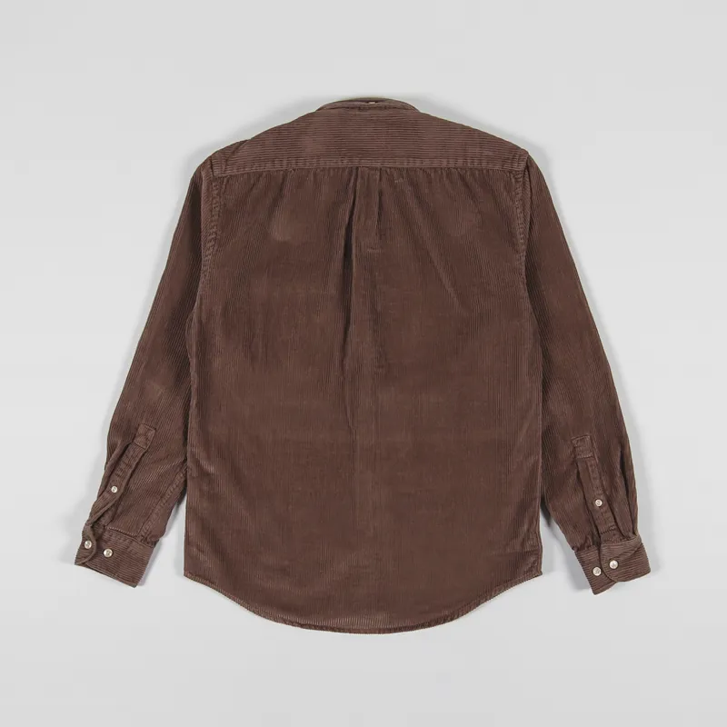 Portuguese Flannel Lobo Shirt Brown-5