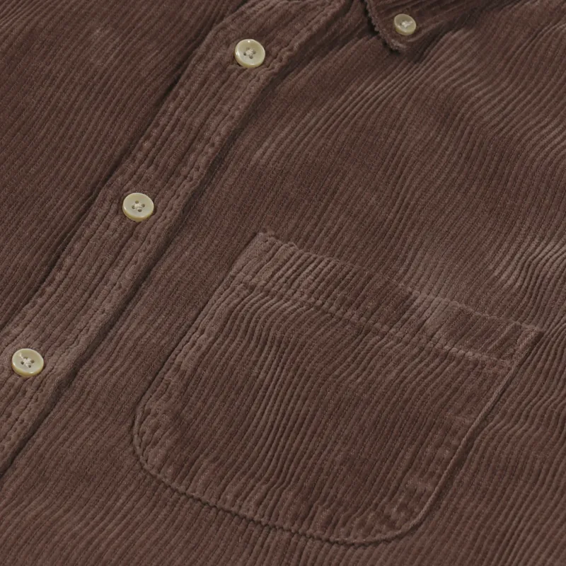 Portuguese Flannel Lobo Shirt Brown-2