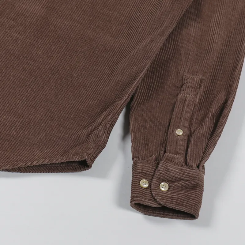 Portuguese Flannel Lobo Shirt Brown-7