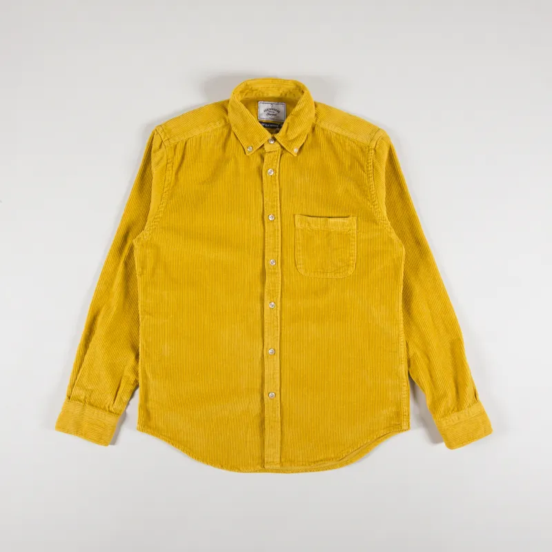 mustard cord shirt