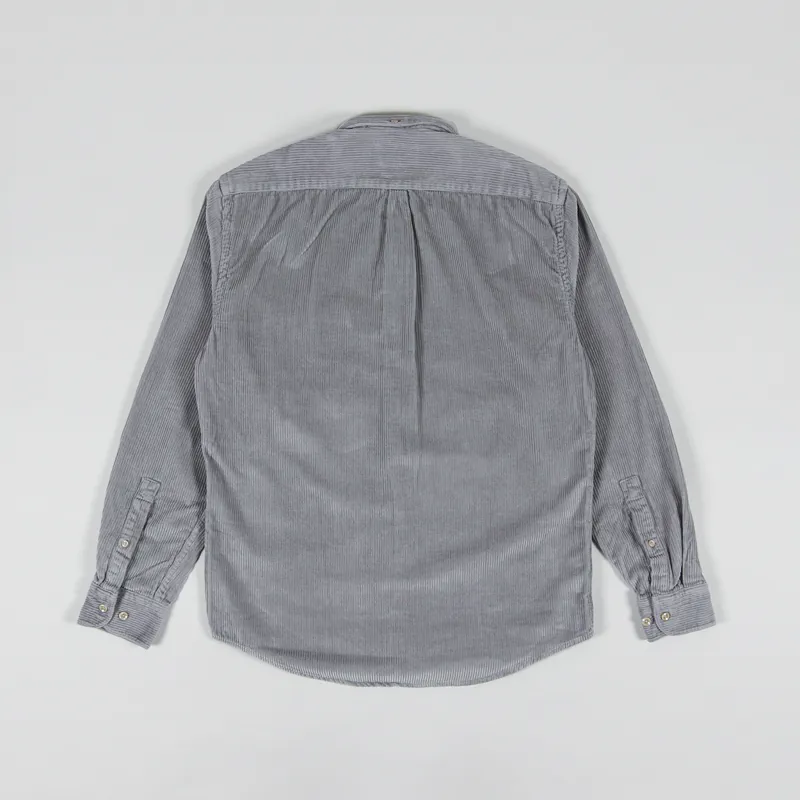 Portuguese Flannel Lobo Shirt Grey-1