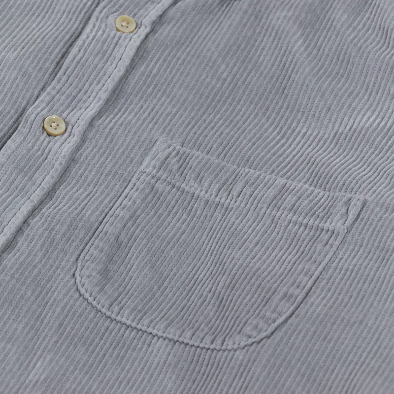 Portuguese Flannel Lobo Shirt Grey-7