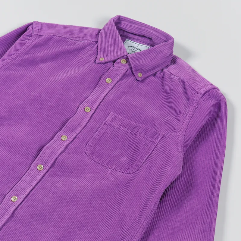 Portuguese Flannel Lobo Shirt Purple-1