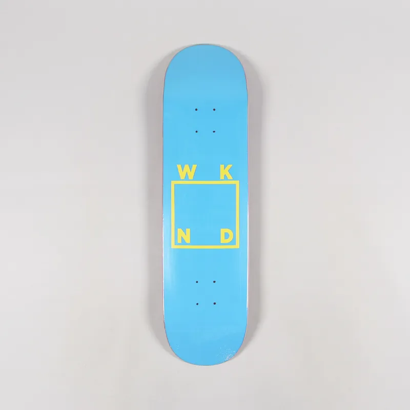 WKND Logo Deck Blue Yellow 8.125 Inch
