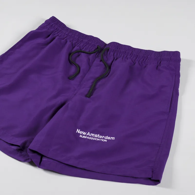 New Amsterdam Surf Association Logo Boardshorts Acai-2