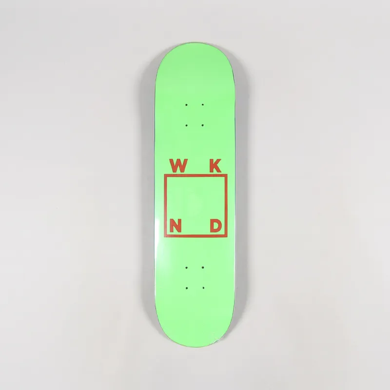 WKND Logo Deck Green Orange 8.25 Inch
