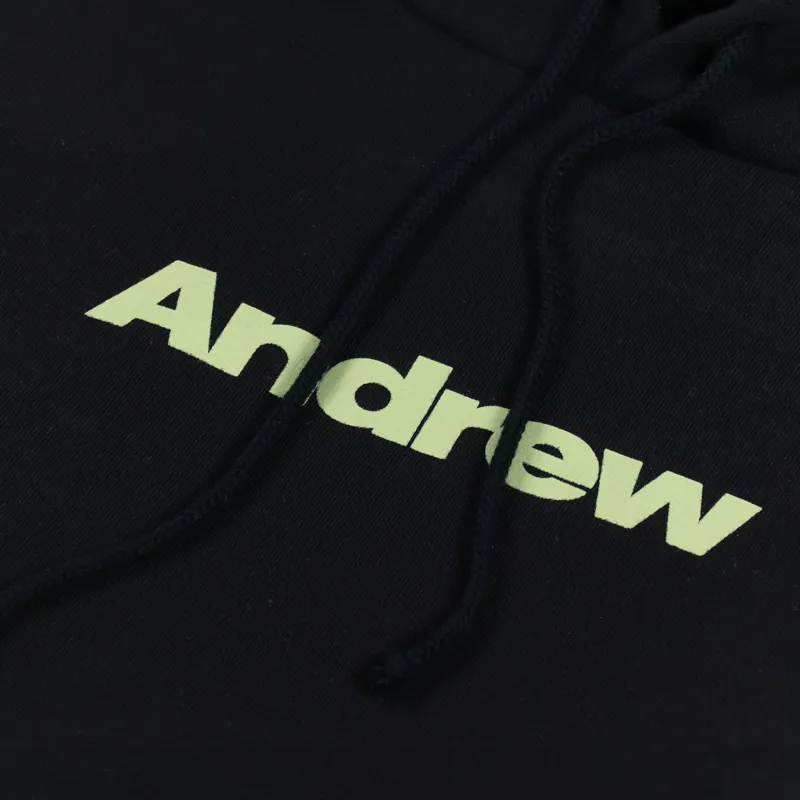 Andrew Logo Hoodie Black-4