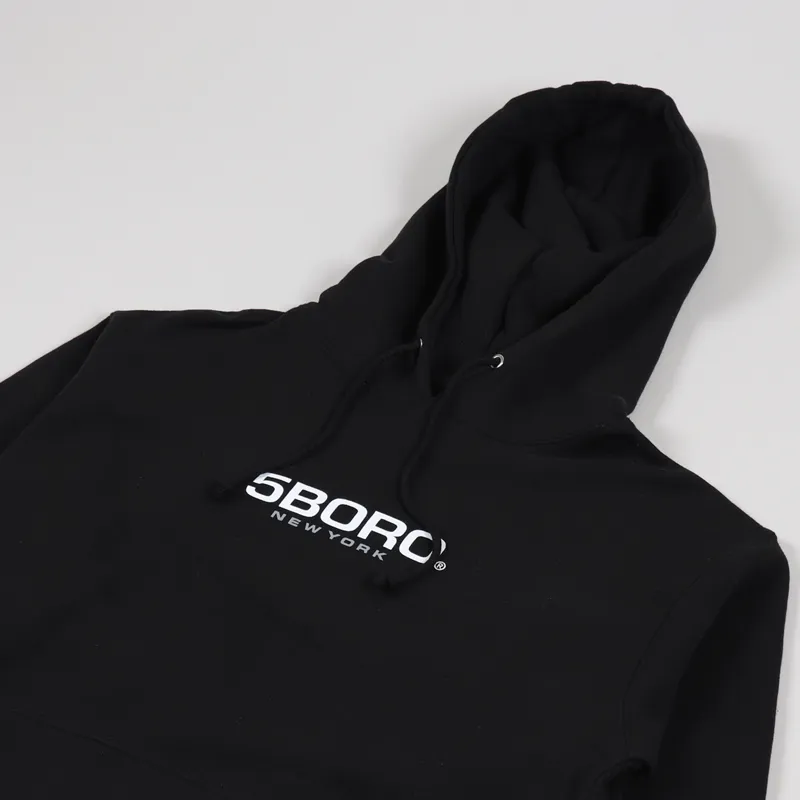 5Boro Logo Hoodie Black-2