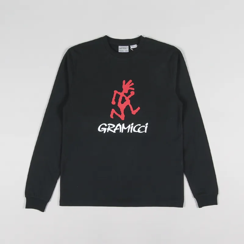 Gramicci Logo Long Sleeve T Shirt Black
