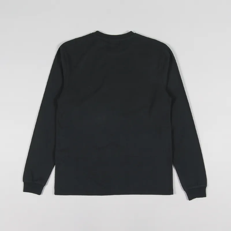 Gramicci Logo Long Sleeve T Shirt Black-1