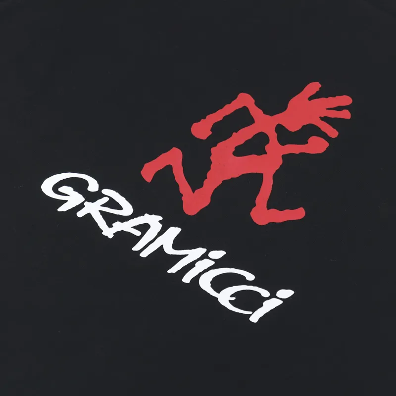 Gramicci Logo Long Sleeve T Shirt Black-5