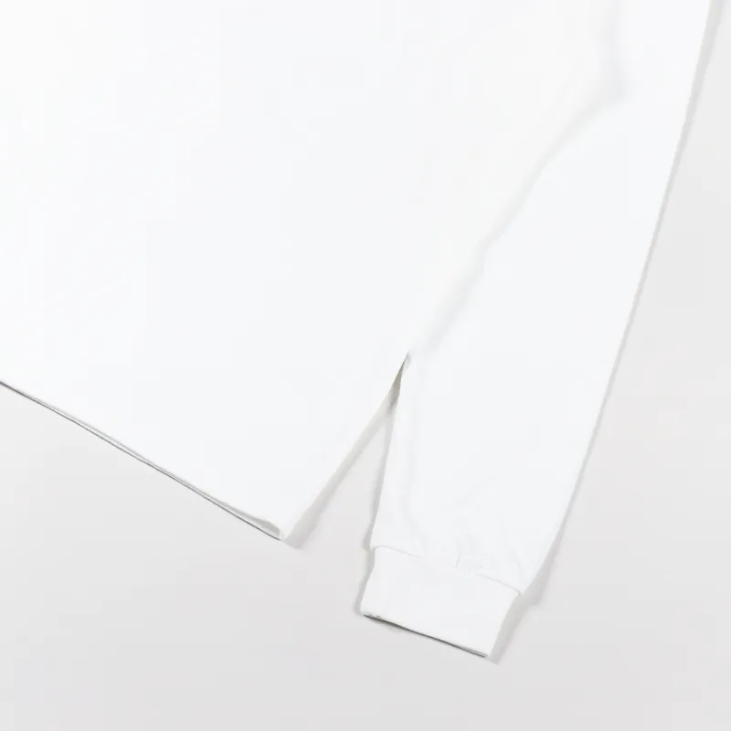 Gramicci Logo Long Sleeve T Shirt White-6