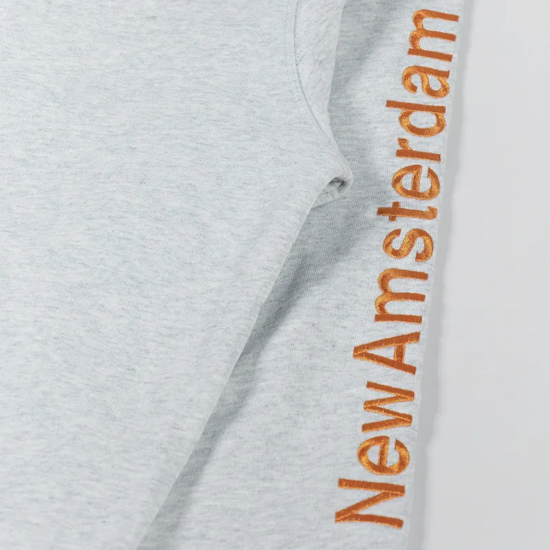 New Amsterdam Surf Association Logo Sweatshirt Ash Grey Duo New Amsterdam Surf Association Logo Sweatshirt Ash Grey Duo
