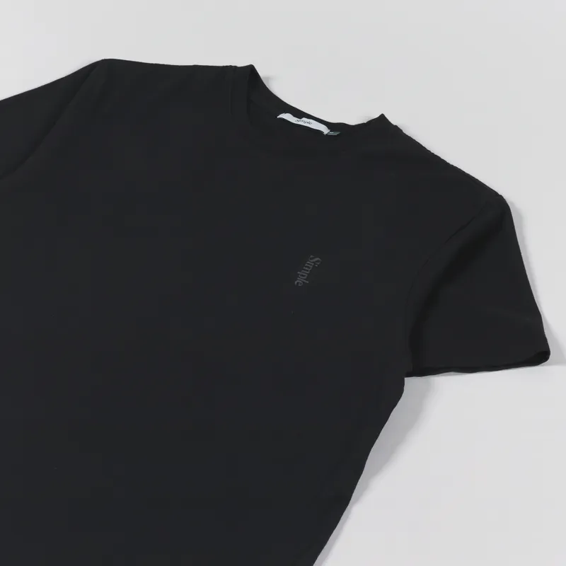 Simple Logo T Shirt Black-2