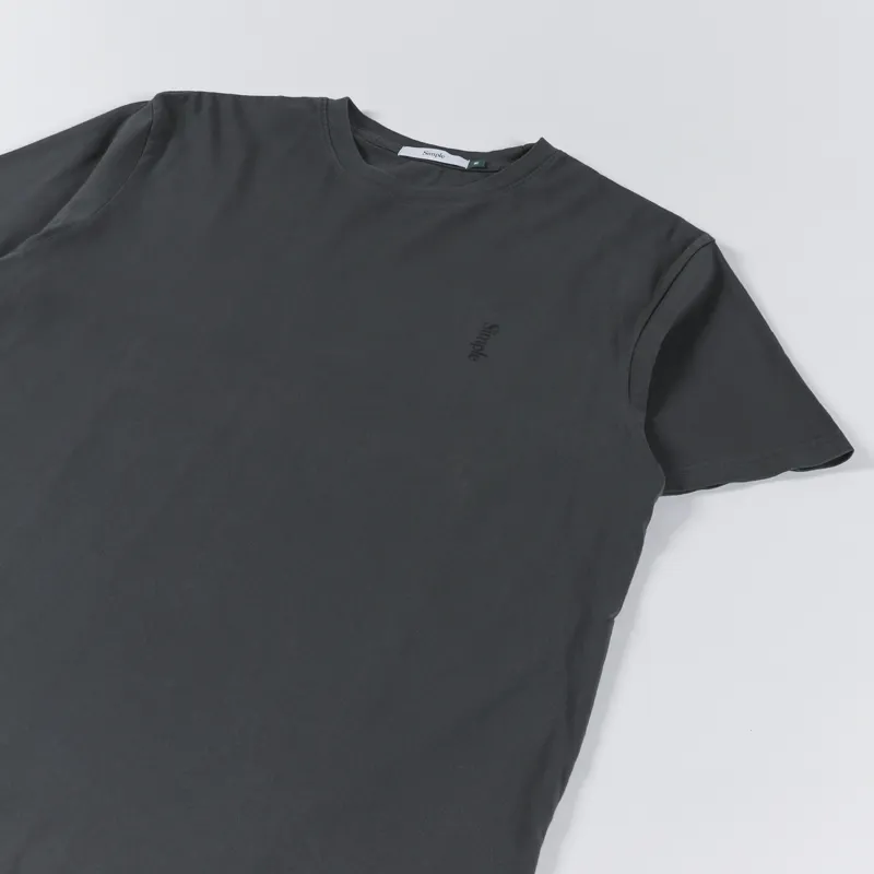 Simple Logo T Shirt Charcoal-1